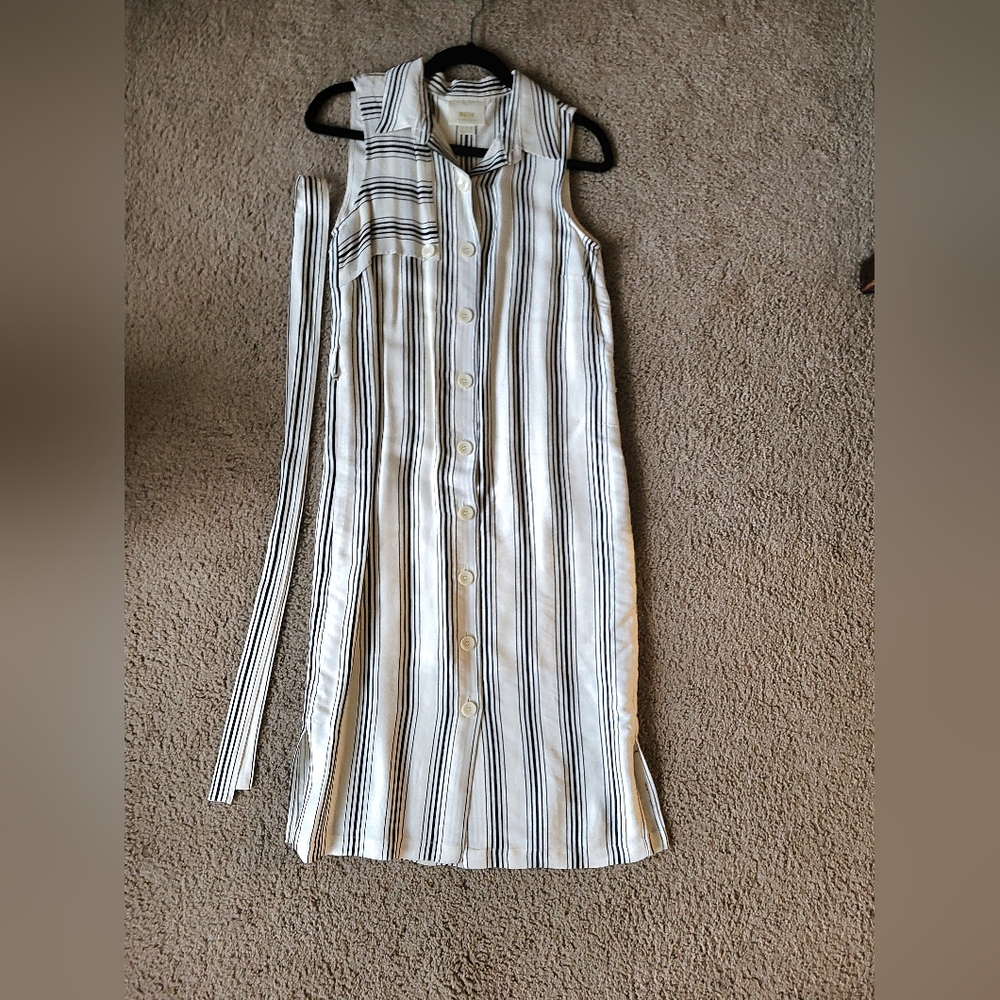 Maeve by Anthropologie - Esther Stripe Shirt Dress